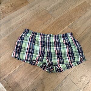 Aerie boxer shorts - pink and green
